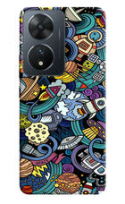 Space Abstract Vivo T2 5G Hard Case Back Cover by Casekaro