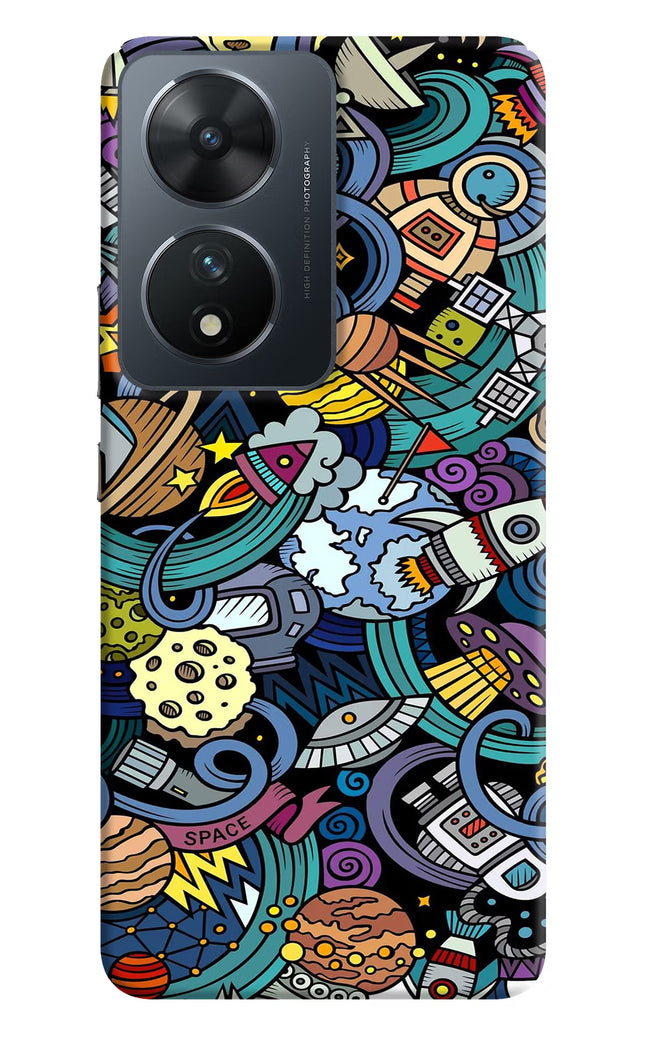 Space Abstract Vivo T2 5G Hard Case Back Cover by Casekaro