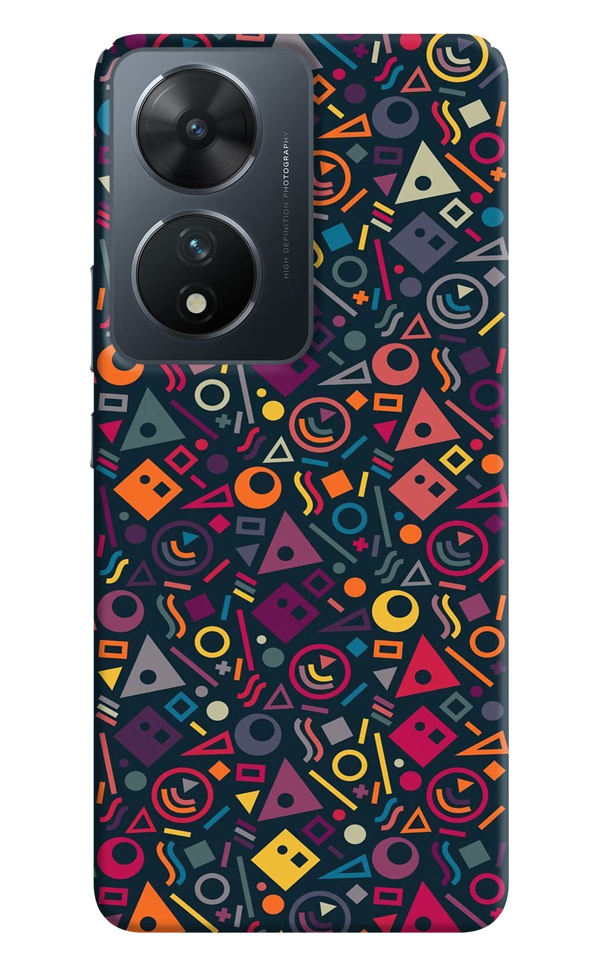 Geometric Abstract Vivo T2 5G Hard Case Back Cover by Casekaro