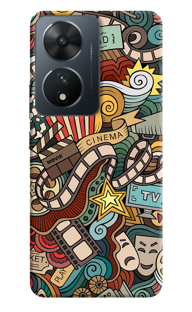 Cinema Abstract Vivo T2 5G Hard Case Back Cover by Casekaro