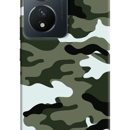 Camouflage Vivo T2 5G Hard Case Back Cover by Casekaro