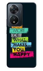 Do More Of What Makes You Happy Vivo T2 5G Hard Case Back Cover by Casekaro