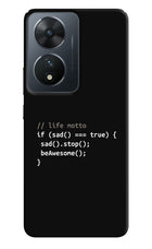 Life Motto Code Vivo T2 5G Hard Case Back Cover by Casekaro