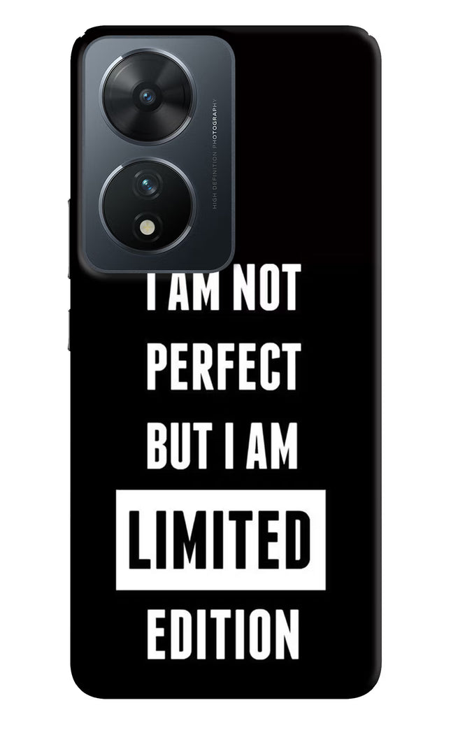 I Am Not Perfect But I Am Limited Edition Vivo T2 5G Hard Case Back Cover by Casekaro