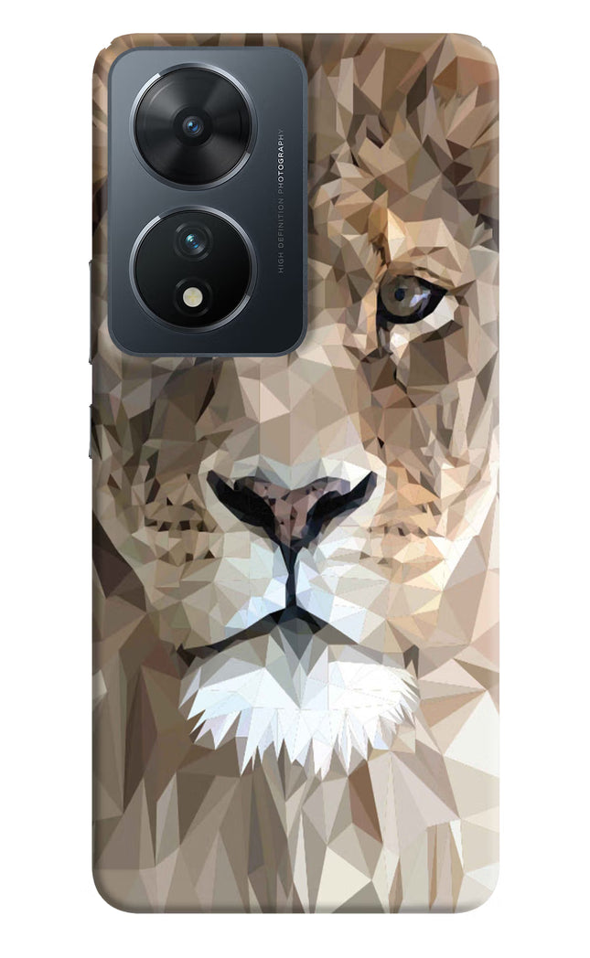 Lion Art Vivo T2 5G Hard Case Back Cover by Casekaro