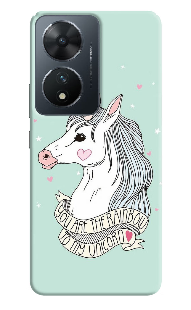 Unicorn Wallpaper Vivo T2 5G Hard Case Back Cover by Casekaro