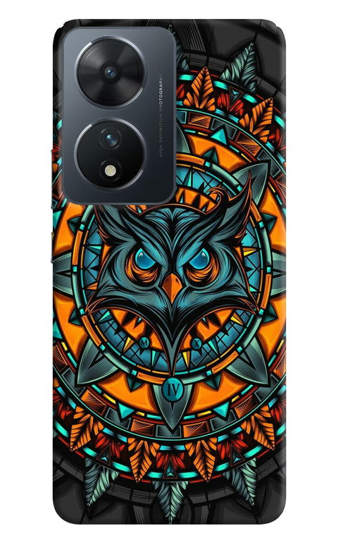 Angry Owl Art Vivo T2 5G Back Cover