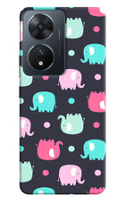 Elephants Vivo T2 5G Hard Case Back Cover by Casekaro