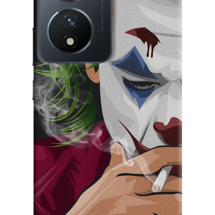 Joker Smoking Vivo T2 5G Hard Case Back Cover by Casekaro
