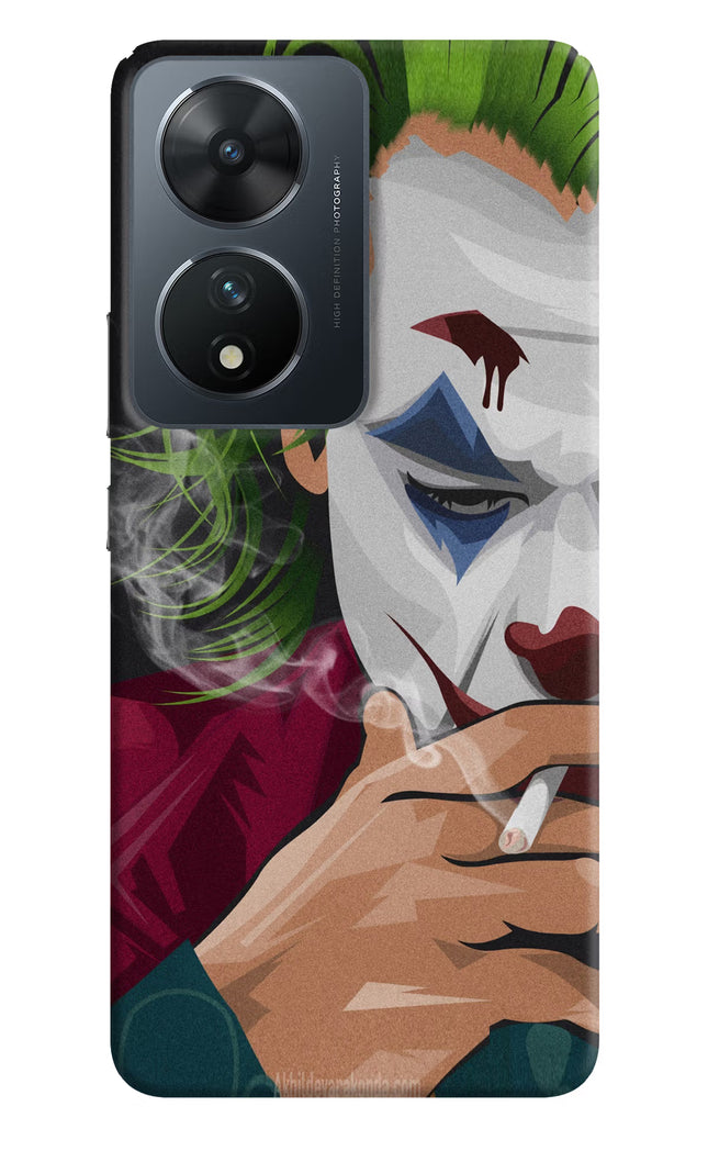 Joker Smoking Vivo T2 5G Hard Case Back Cover by Casekaro