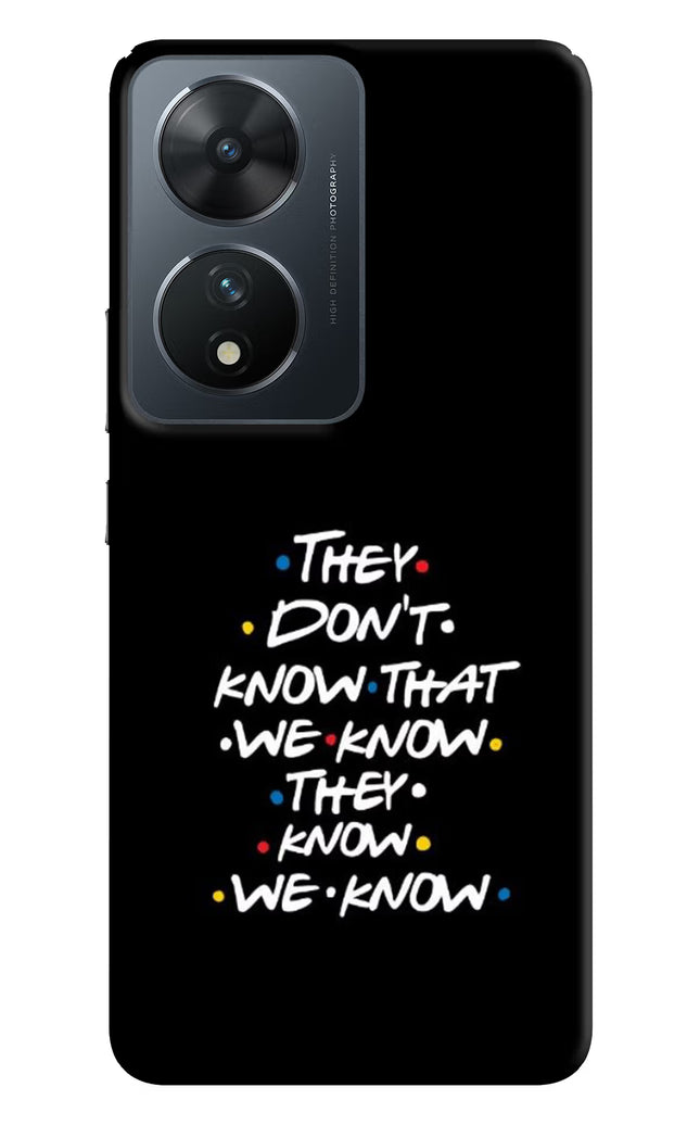 FRIENDS Dialogue Vivo T2 5G Hard Case Back Cover by Casekaro