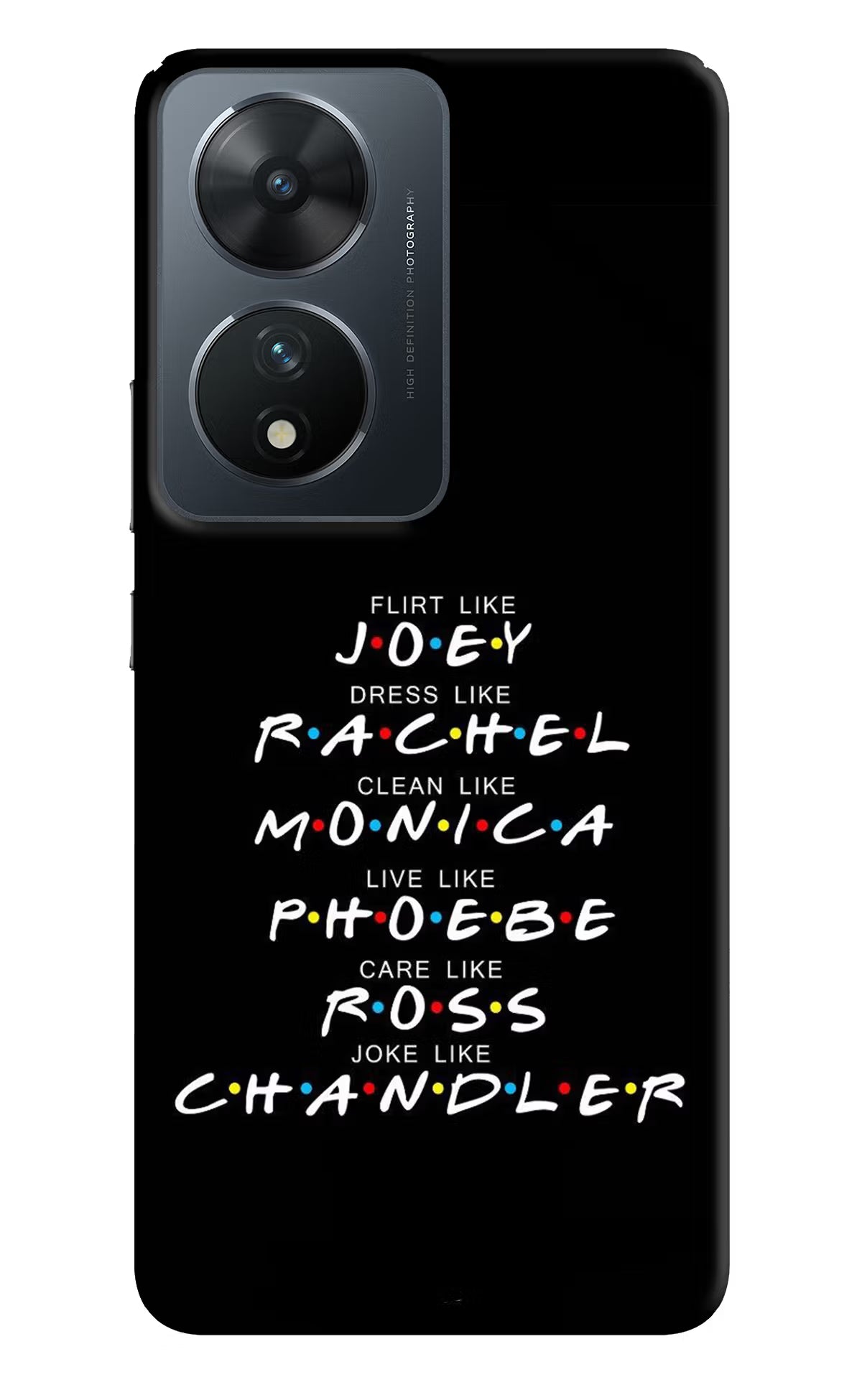 FRIENDS Character Vivo T2 5G Hard Case Back Cover by Casekaro