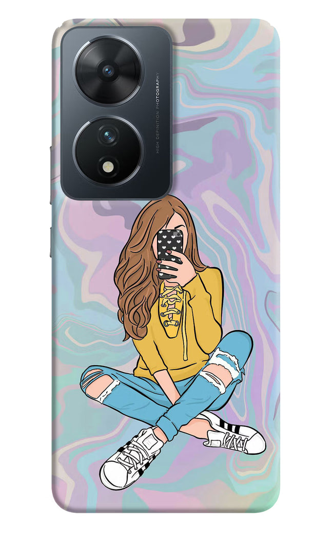 Selfie Girl Vivo T2 5G Hard Case Back Cover by Casekaro