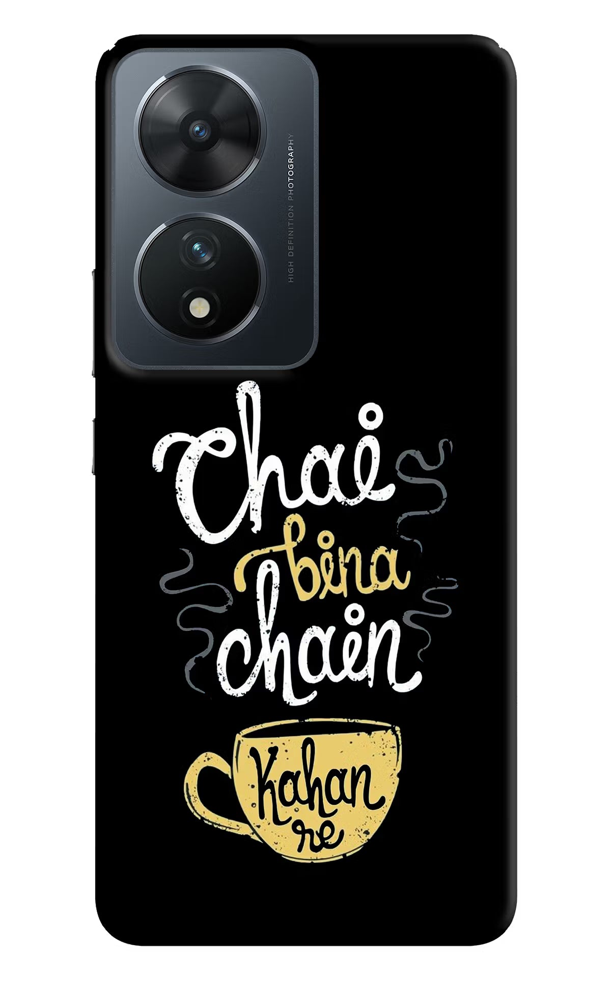 Chai Bina Chain Kaha Re Vivo T2 5G Hard Case Back Cover by Casekaro
