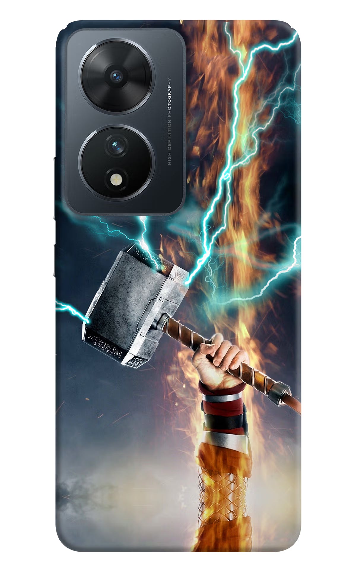 Thor Hammer Mjolnir Vivo T2 5G Hard Case Back Cover by Casekaro