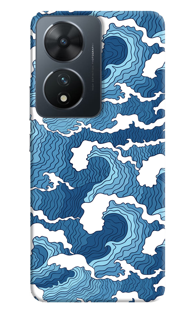 Blue Waves Vivo T2 5G Hard Case Back Cover by Casekaro