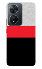 Tri Color Pattern Vivo T2 5G Hard Case Back Cover by Casekaro