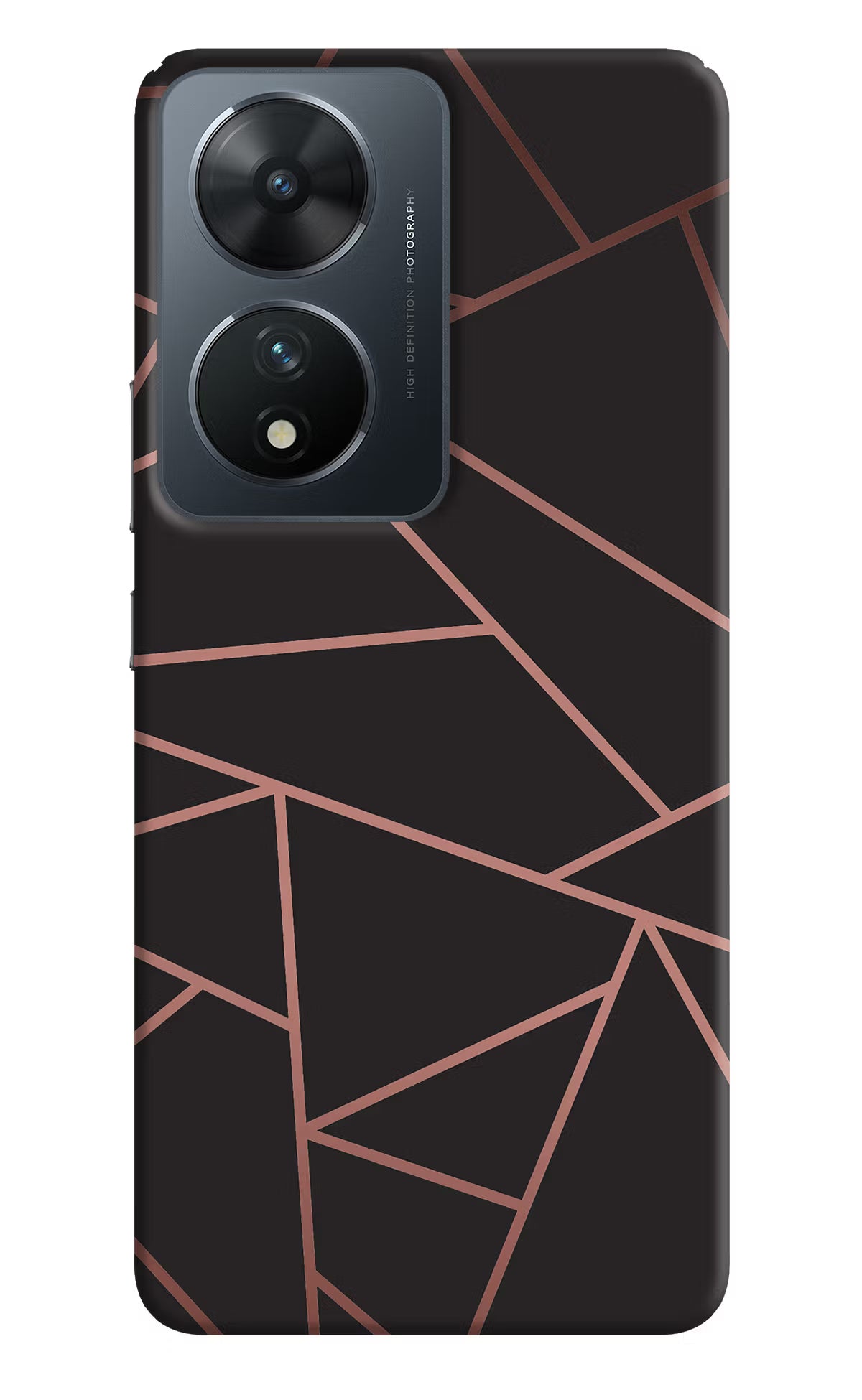Geometric Pattern Vivo T2 5G Hard Case Back Cover by Casekaro