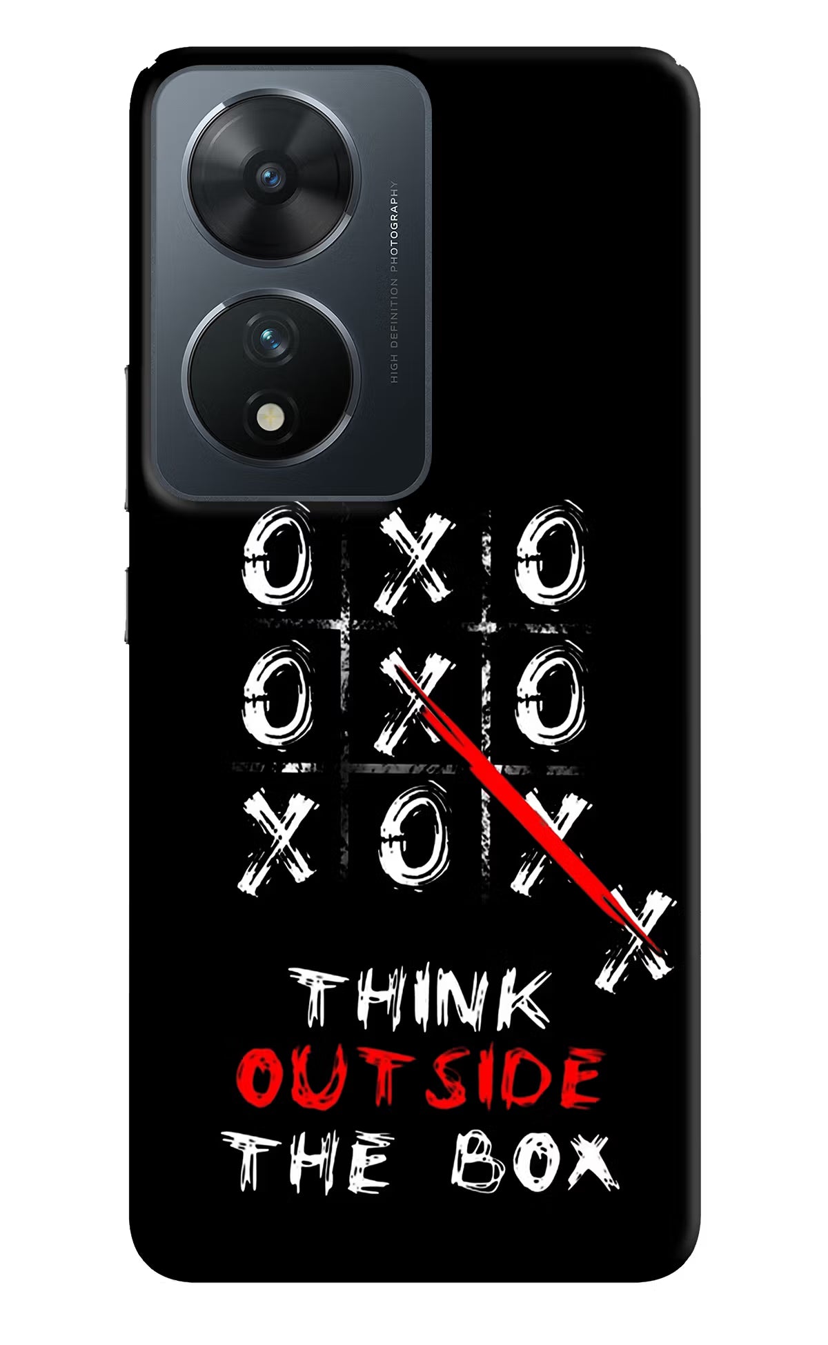 Think out of the BOX Vivo T2 5G Hard Case Back Cover by Casekaro