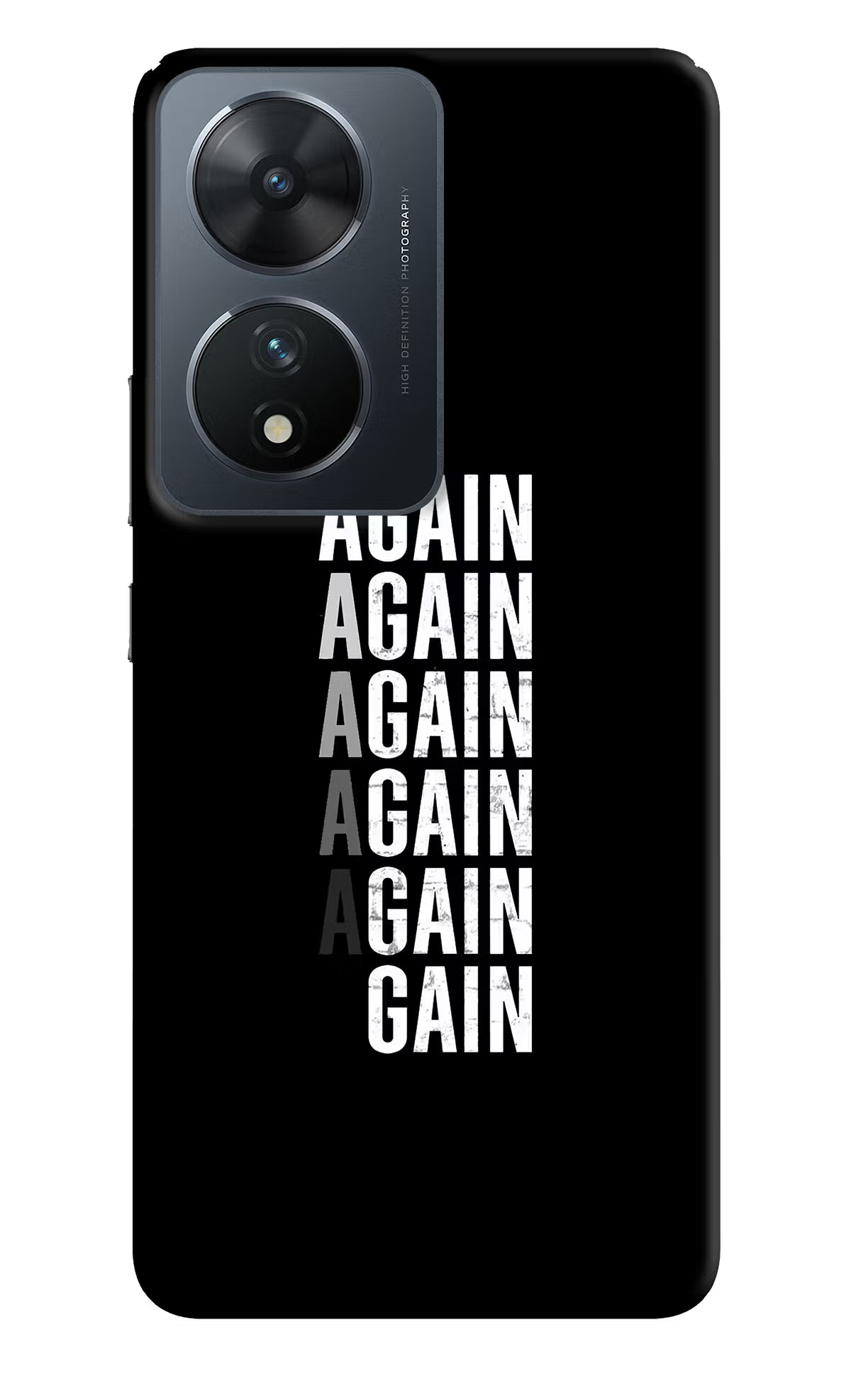 Again Again Gain Vivo T2 5G Hard Case Back Cover by Casekaro