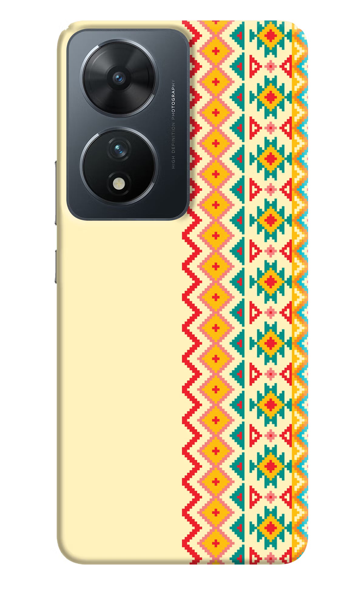 Ethnic Seamless Vivo T2 5G Hard Case Back Cover by Casekaro