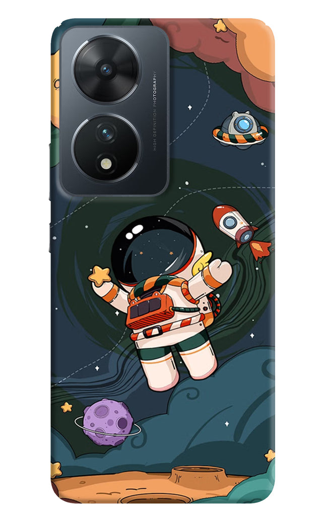 Cartoon Astronaut Vivo T2 5G Hard Case Back Cover by Casekaro