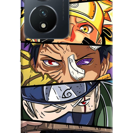 Naruto Character Vivo T2 5G Hard Case Back Cover by Casekaro