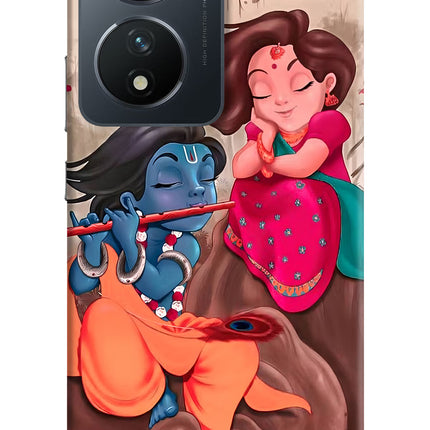 Radhe Krishna Vivo T2 5G Hard Case Back Cover by Casekaro