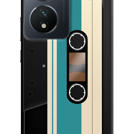 Cassette Vivo T2 5G Hard Case Back Cover by Casekaro
