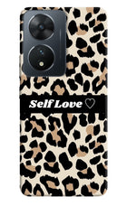 Leopard Print Self Love Vivo T2 5G Hard Case Back Cover by Casekaro