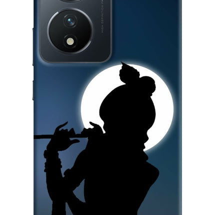 Shri Krishna Silhouette Vivo T2 5G Hard Case Back Cover by Casekaro