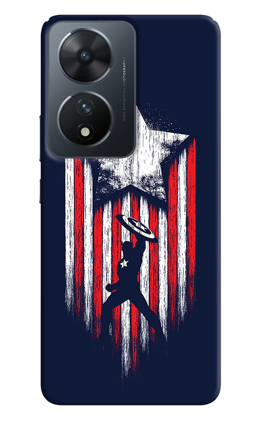 Captain America Marvel Art Vivo T2 5G Hard Case Back Cover by Casekaro