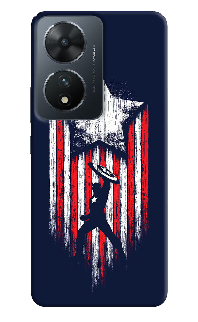 Captain America Marvel Art Vivo T2 5G Hard Case Back Cover by Casekaro