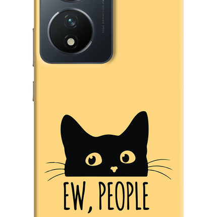Ew People Catitude Vivo T2 5G Hard Case Back Cover by Casekaro
