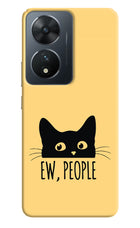 Ew People Catitude Vivo T2 5G Hard Case Back Cover by Casekaro