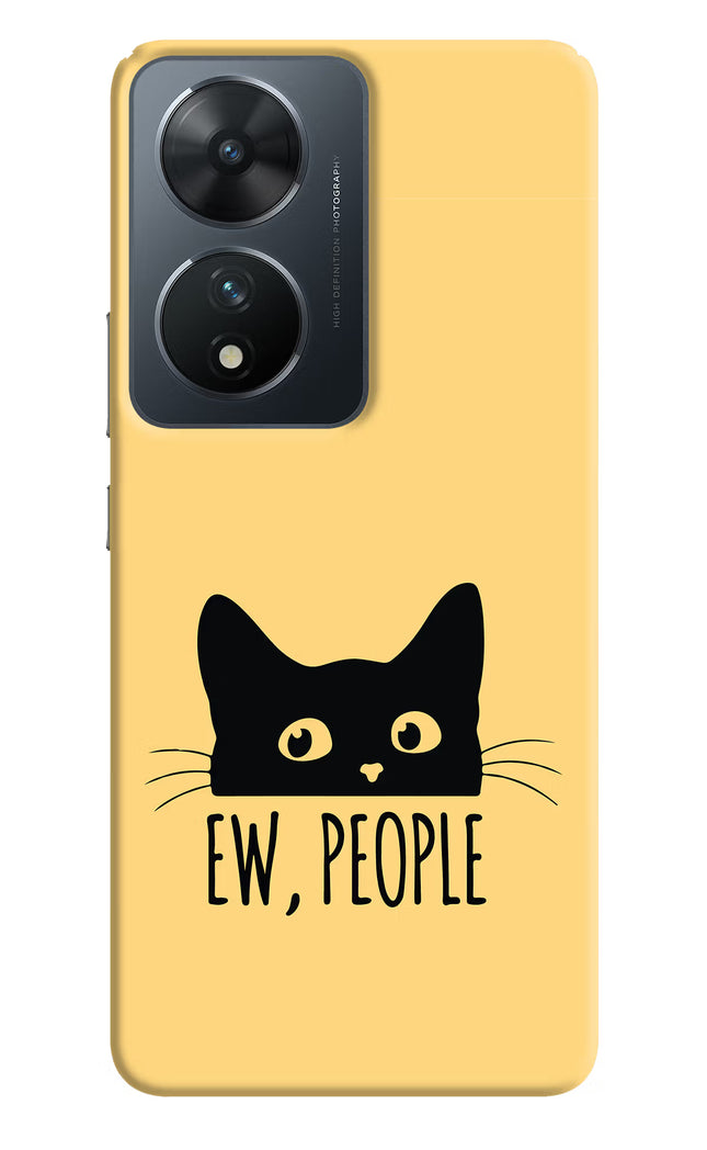 Ew People Catitude Vivo T2 5G Hard Case Back Cover by Casekaro