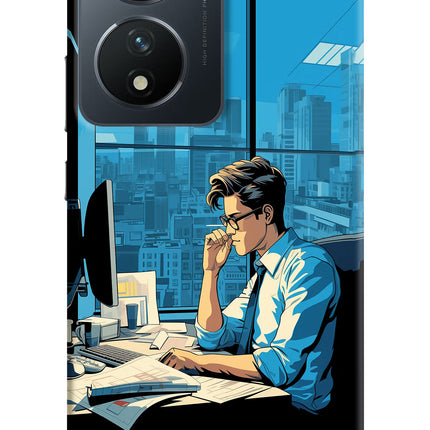 Focused Hustler (AI Generated) Vivo T2 5G Hard Case Back Cover by Casekaro