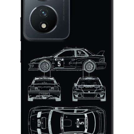 WRC'99 Vivo T2 5G Hard Case Back Cover by Casekaro