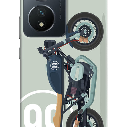 Classic Cafe Racer 99 Vivo T2 5G Hard Case Back Cover by Casekaro