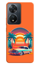 Palm Drive 80s Vivo T2 5G Hard Case Back Cover by Casekaro