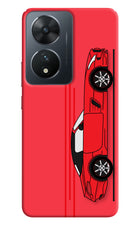 Red Velocity Vivo T2 5G Hard Case Back Cover by Casekaro
