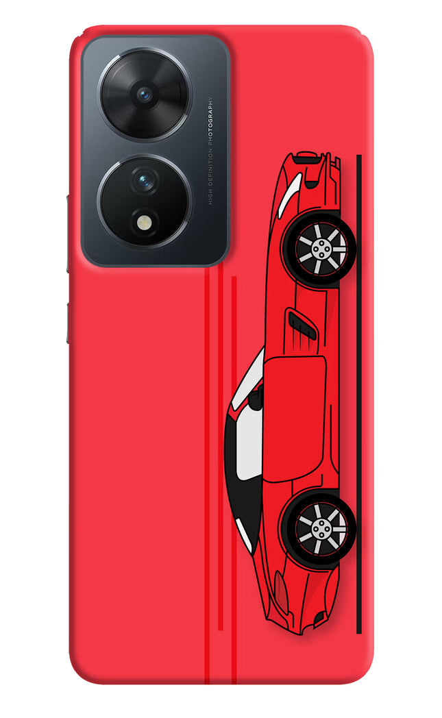 Red Velocity Vivo T2 5G Hard Case Back Cover by Casekaro