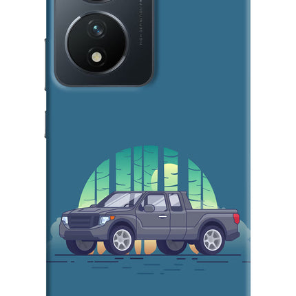 Retro Garage Vibe Vivo T2 5G Hard Case Back Cover by Casekaro