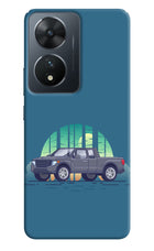 Retro Garage Vibe Vivo T2 5G Hard Case Back Cover by Casekaro