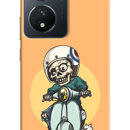 Undead Biker Vivo T2 5G Hard Case Back Cover by Casekaro