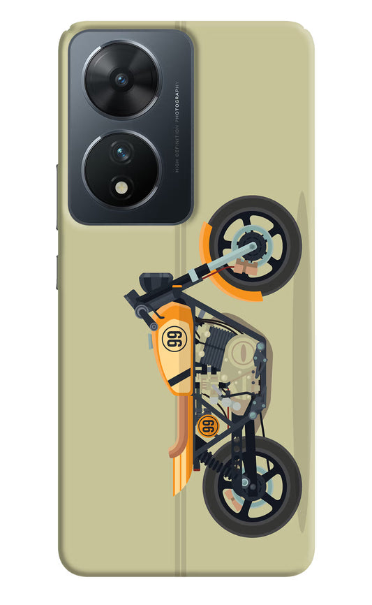 Vertical Speedster Vivo T2 5G Hard Case Back Cover by Casekaro
