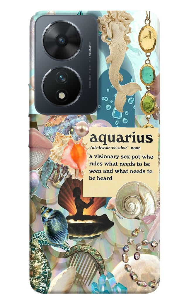 Aquarius Zodiac Vivo T2 5G Hard Case Back Cover by Casekaro