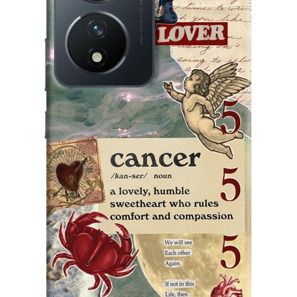 Cancer Zodiac Vivo T2 5G Hard Case Back Cover by Casekaro