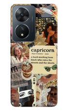 Capricorn Zodiac Vivo T2 5G Hard Case Back Cover by Casekaro