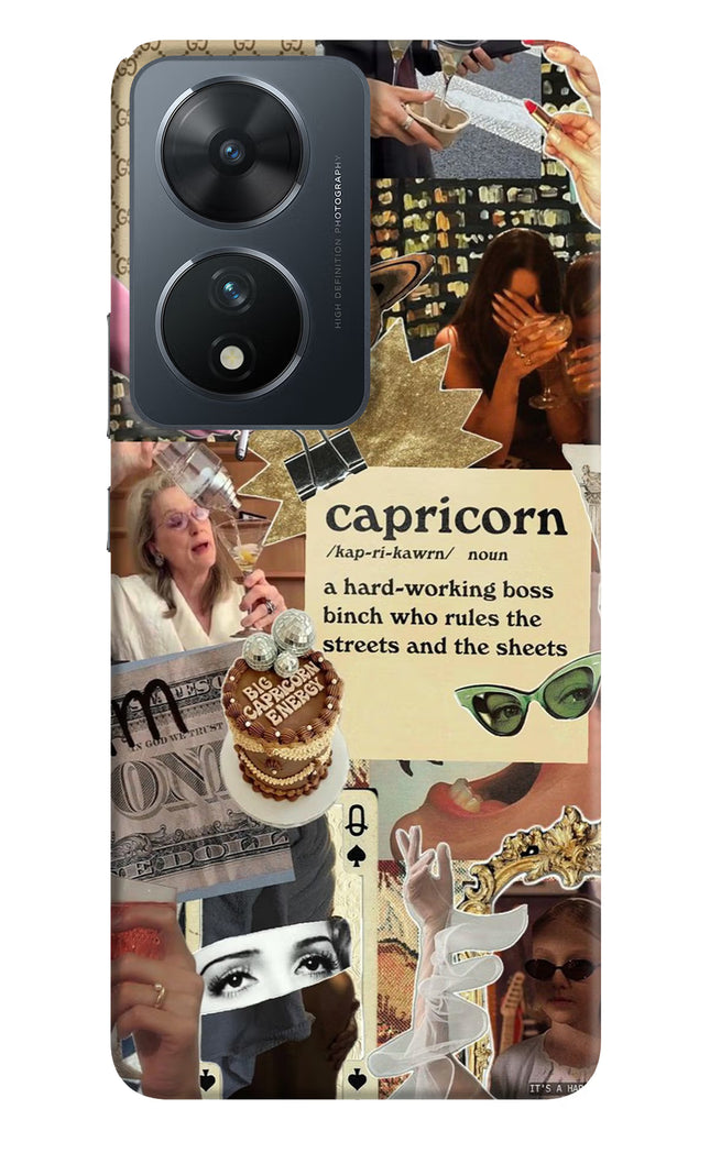 Capricorn Zodiac Vivo T2 5G Hard Case Back Cover by Casekaro